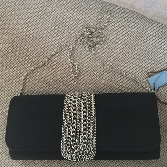 Black Evening Clutch - Picture 2 of 4