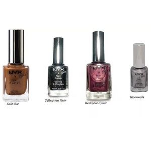 (4) NYX Nail Polish - NEW -