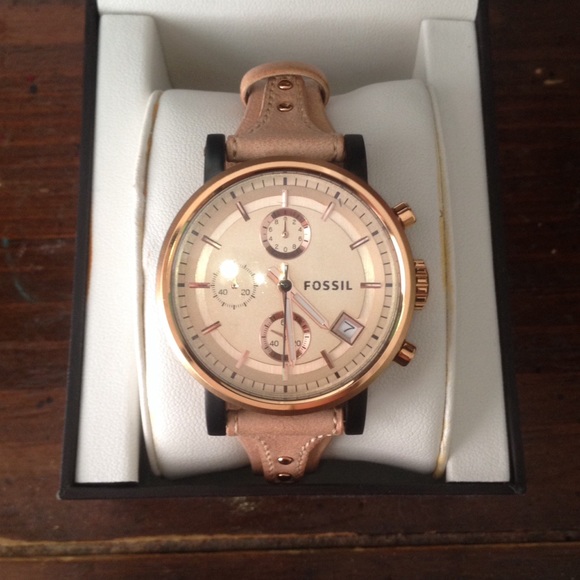 leather strap Fossil Watch
