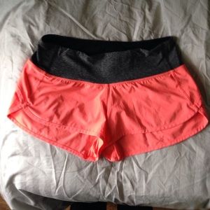Lululemon Speed Shorts with "Block it Pocket"