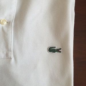 Men's white Lacoste Shirt