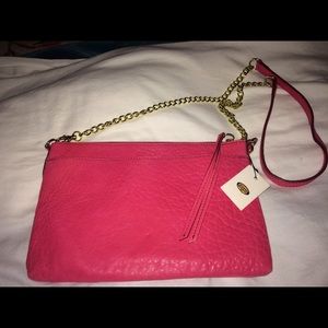 Sydney crossbody fossil pink purse