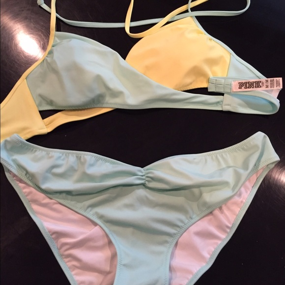 VS M top L bottom swimsuit