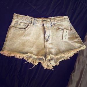 denim pac sun shorts
