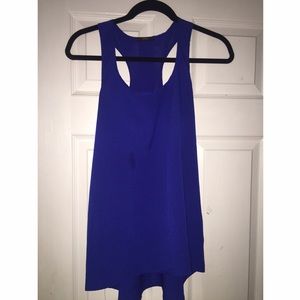Soprano Royal Blue Dressy Tank Top