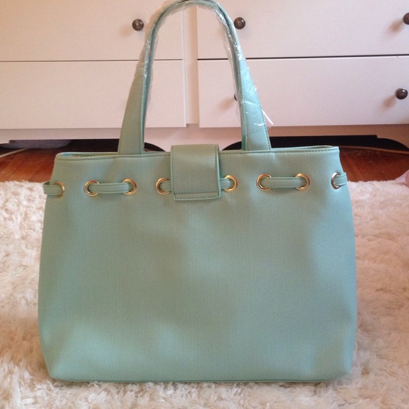 JustFab new turquoise bag w/ tags still on - Picture 2 of 3