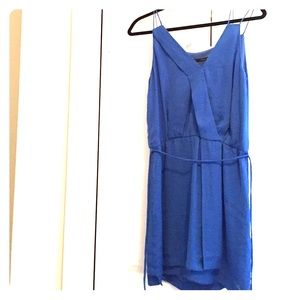 Zara blue silky summer dress
