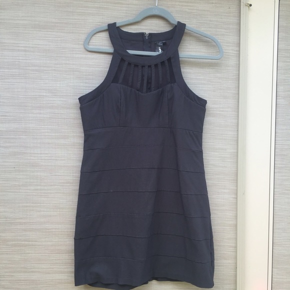 Grey mini dress