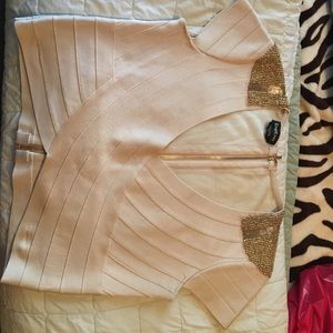 Beaded Bebe crop top