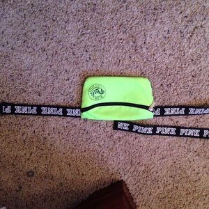 PINK fanny pack. Only used once!!