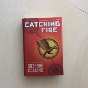 The second book of THE HUNGER GAMES: CATCHING FIRE