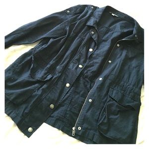 Blue Military Inspired Jacket