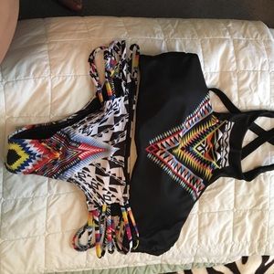 Two piece bathing suit