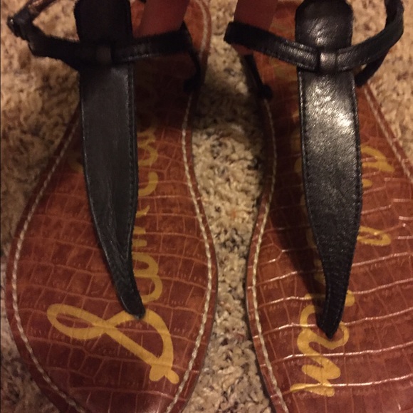 black t-strap sam edelman sandals