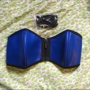 TRIANGL neoprene swimsuit top dupe