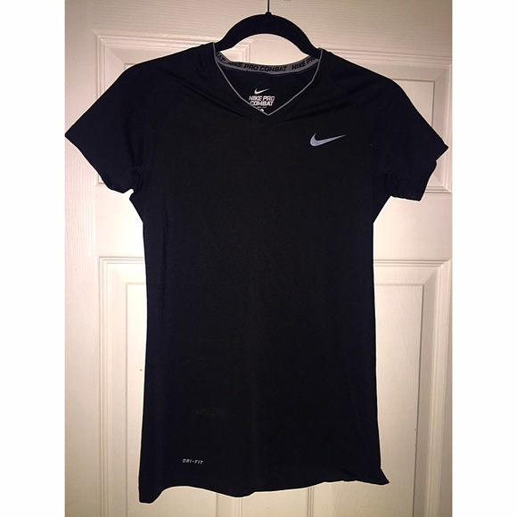 Black Nike Pro Combat Shirt