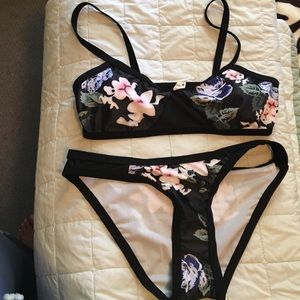 Two piece bathing suit