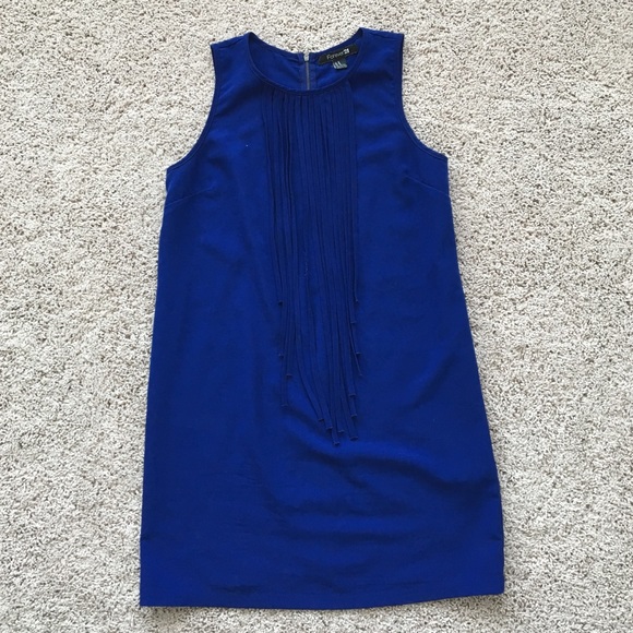 Forever 21 Blue Fringe Dress