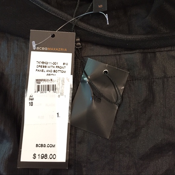 NWT BCBG Black dress size 10 - Picture 4 of 4