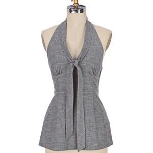 Anthropologie * Chambray FEI * Halter Top