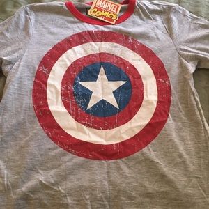 Marvel's captain America crop top