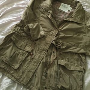 Military inspired Rain Coat
