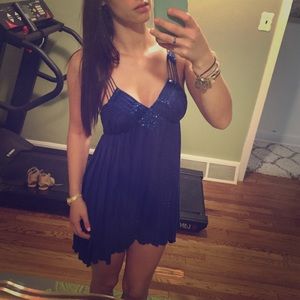 Free People: Royal Blue Sun Dress