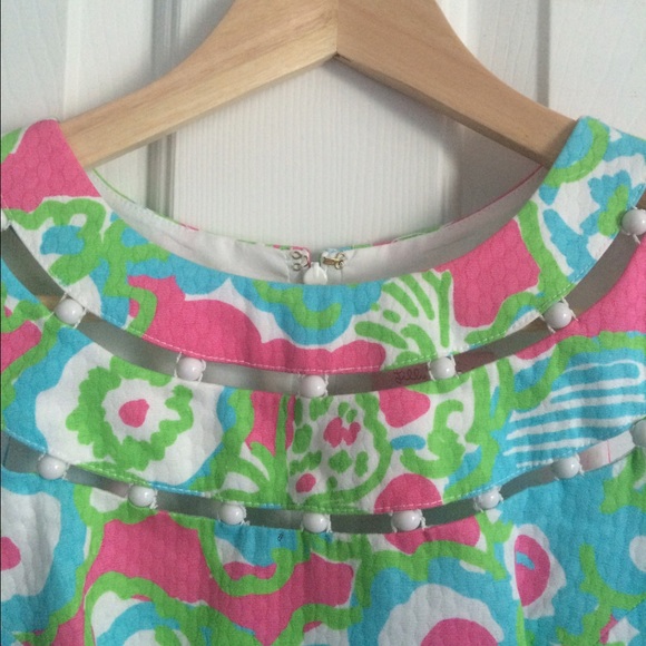 EUC Lilly Pulitzer Lindy Shift in Pink A Delicacy - Picture 2 of 2