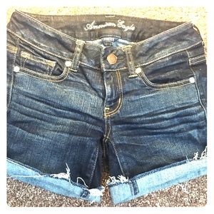 American Eagle stretch Jean shorts