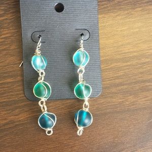 Beautiful glass some earrings