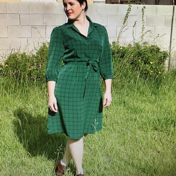 Green dress