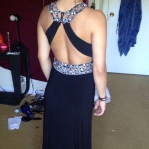 Black & Silver Prom Dress PRICE NEGOTIABLE