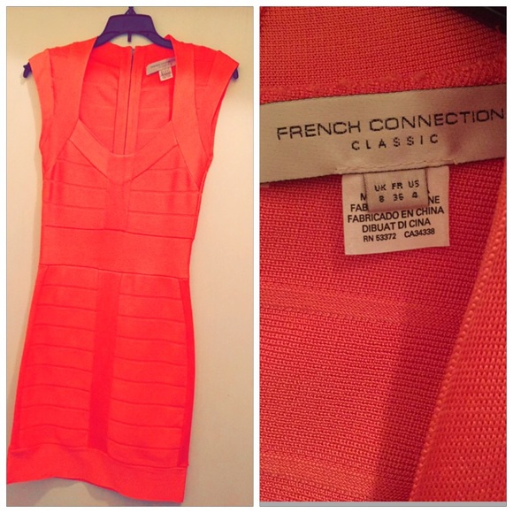 French Connection bandage dress