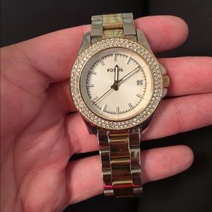 ❗️REDUCED❗️Fossil two-tone watch