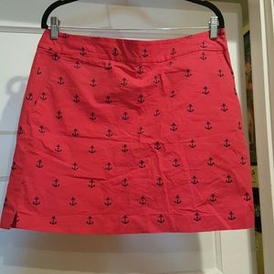 Anchor golf skort