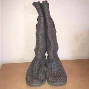 Tall bailey button knit uggs