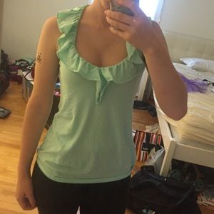 Lily Pulitzer ruffled tank