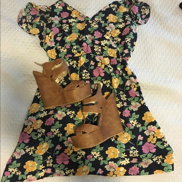 Brown Summer Wedges