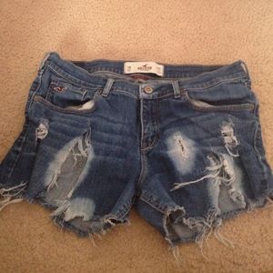 Hollister jean shorts