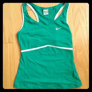 Green Nike Dryfit Tank Top