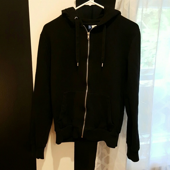 Men's Black H&M Zip Up