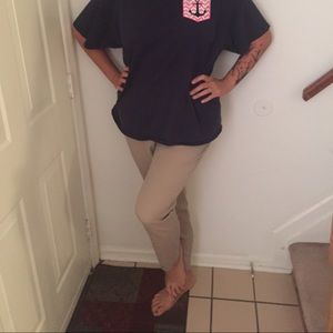Khaki capris