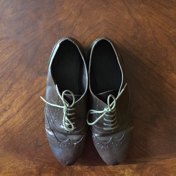 Brown Leather Oxfords