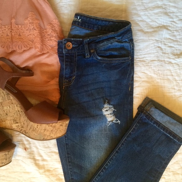 Aeropostale Denim - Bayla Skinny Crop Jeans