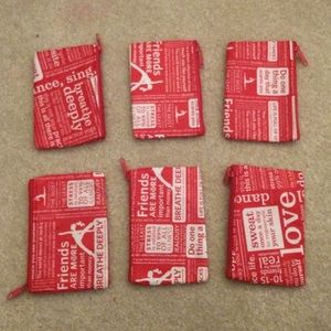 FREE with any purchase or $5 each Lululemon wallet