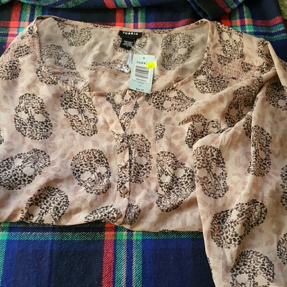Torrid Skull Blouse