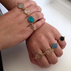 🆕Clear Crystal • Delicate Gold Wire Ring