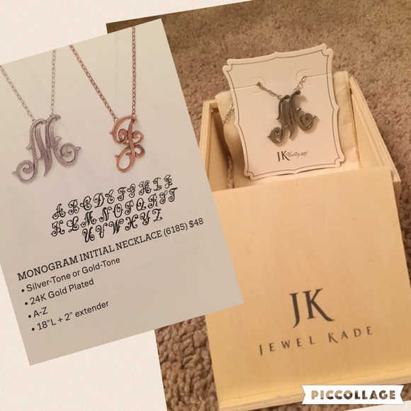 Monogram "M" Necklace