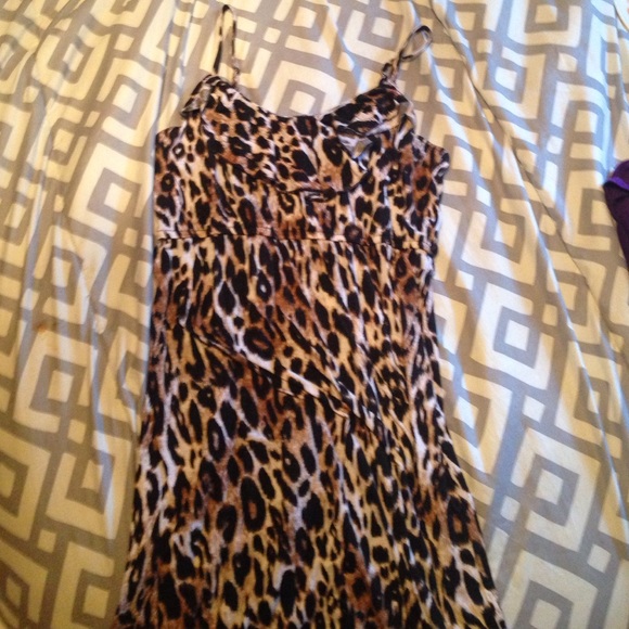 Cheetah print sundress