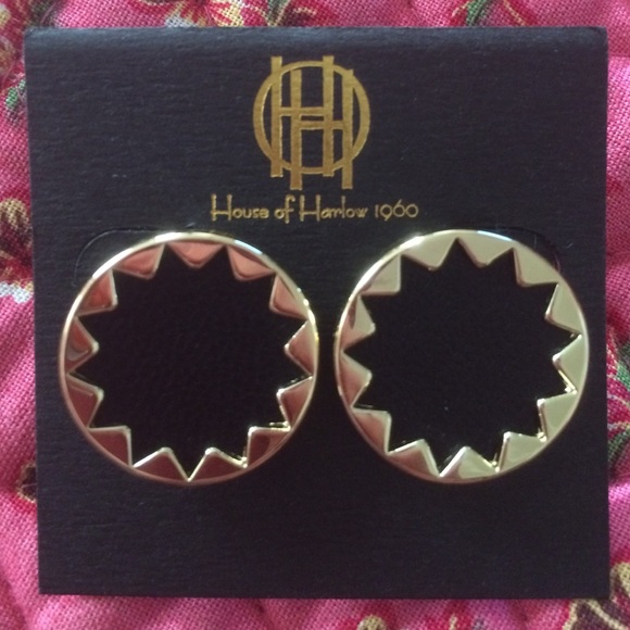 💖‼️SOLD‼️💖 House of Harlow Sunburst Earrings - Picture 2 of 4